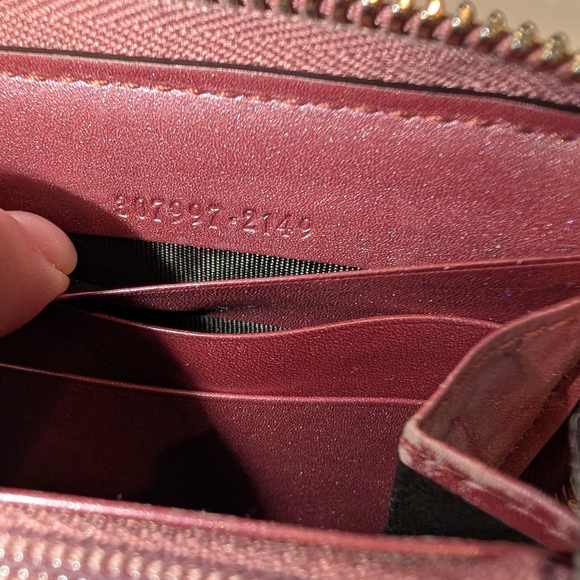 Authentic Gucci Monogram Canvas Zipper Long Wallet - Picture 9 of 11